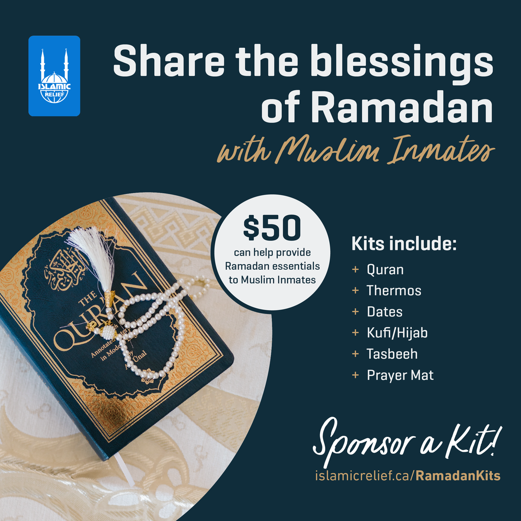 Ramadan Kits for Muslim Inmates